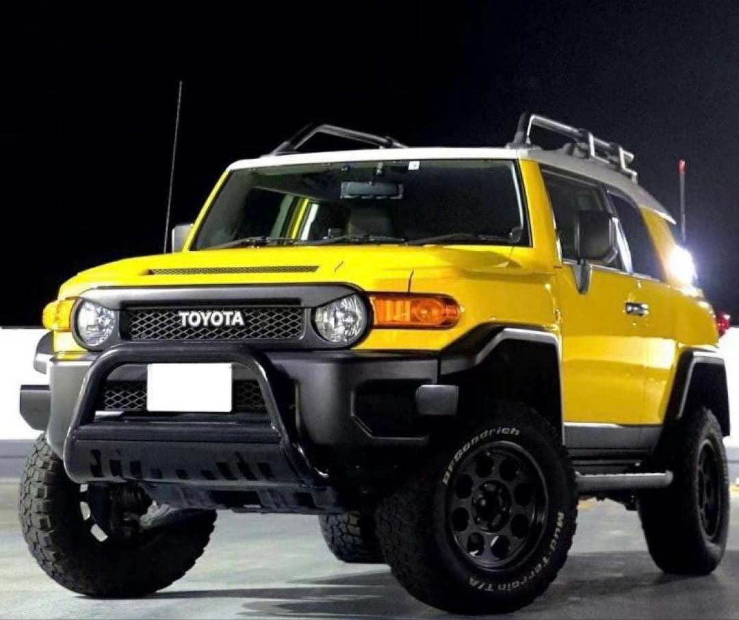 FJクルーザー フロントグリル 怒り目 アイライン