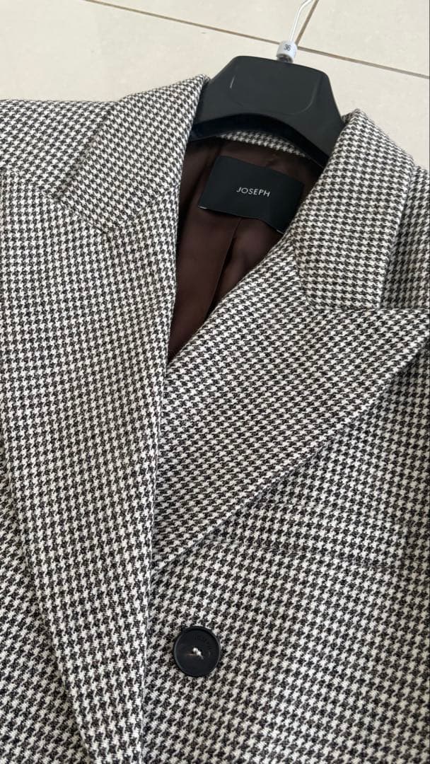 【タキマキ愛用】Joseph ジョセフ チェック テーラードジャケット 36