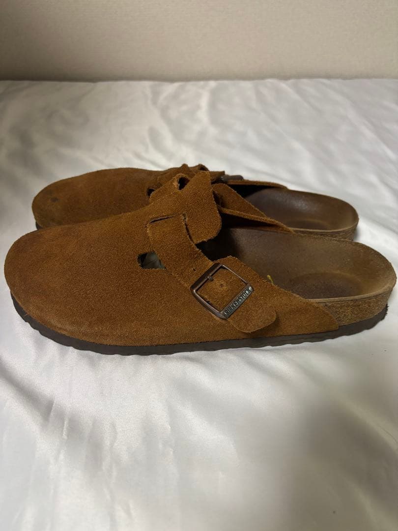 ビルケンシュトック　ボストン　42 27.0cm スウェード レザー ブラウン