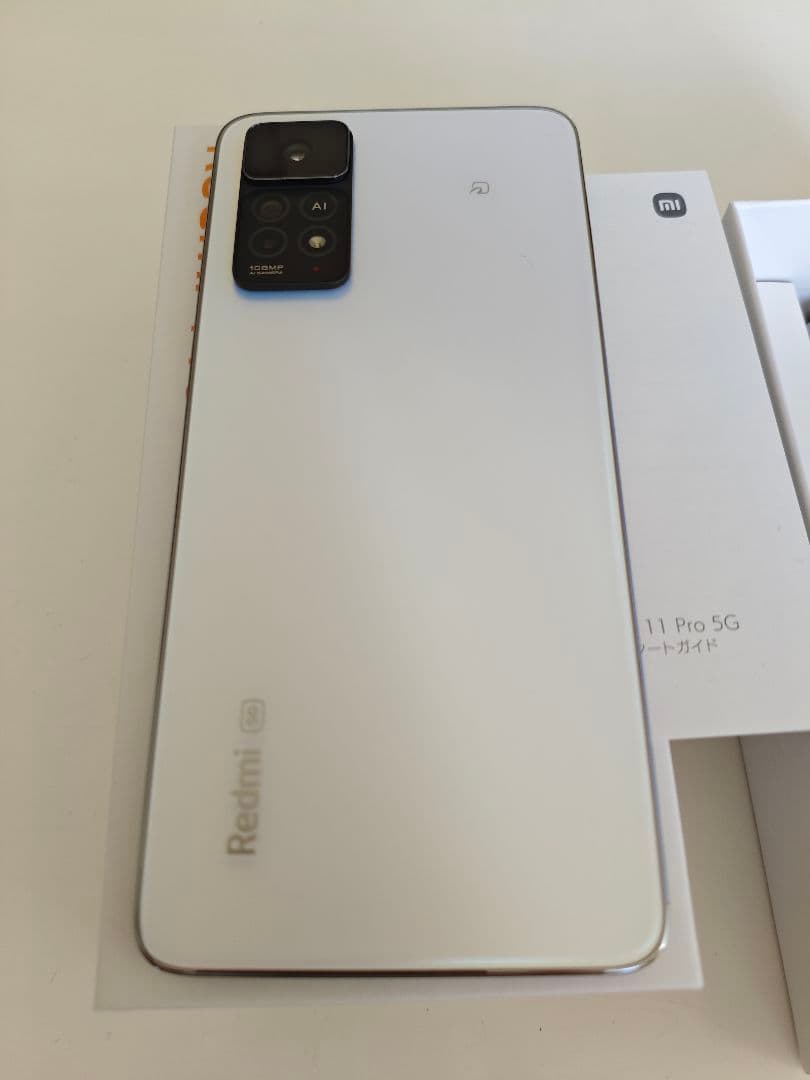 Xiaomi Redmi Note 11 Pro 5G 本体ホワイト
