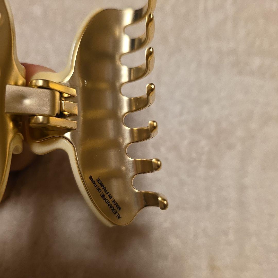 アレクサンドルドゥパリ　ヘアクリップ ヴァンドーム アイボリーカラー　新品未使用