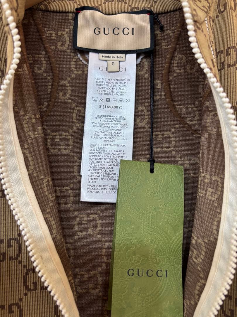 K*S様 【新品】Gucci グッチ GGパターン長袖ミニワンピース　タイトワン