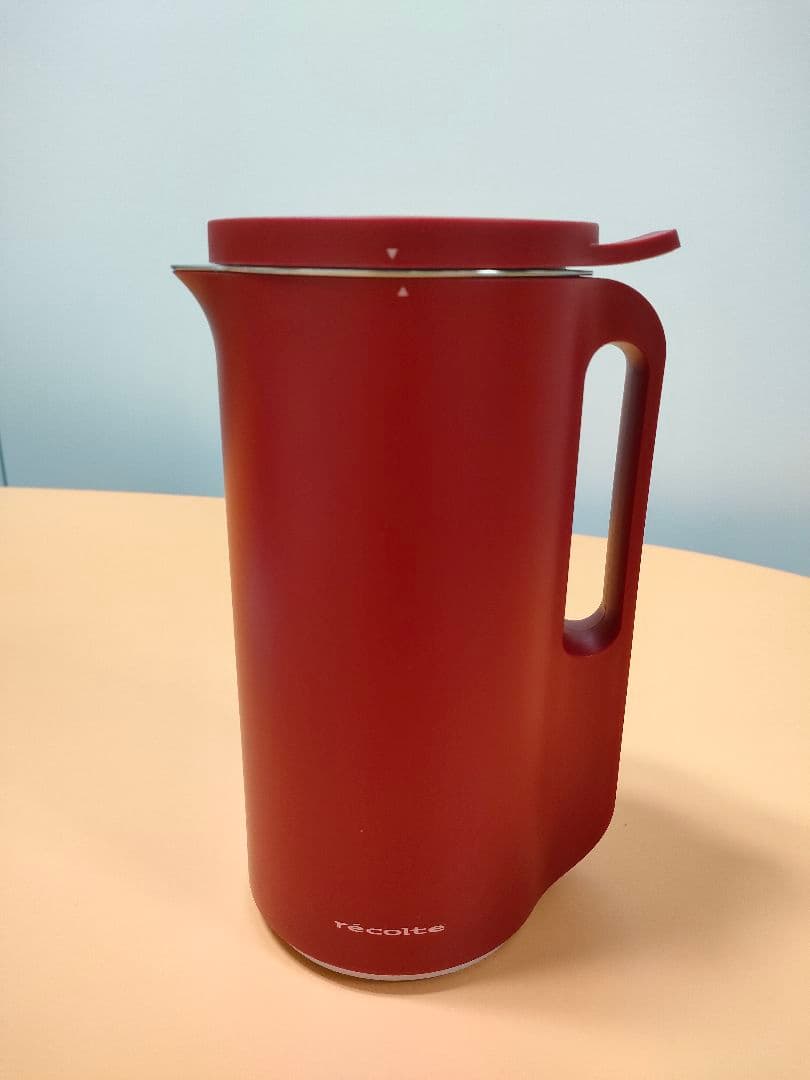 【未使用品】レコルト自動調理ポット　ソイ&スープブレンダー レッド
