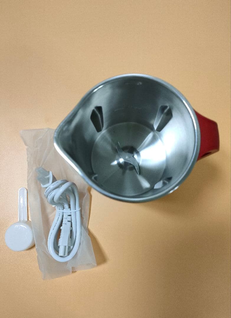 【未使用品】レコルト自動調理ポット　ソイ&スープブレンダー レッド