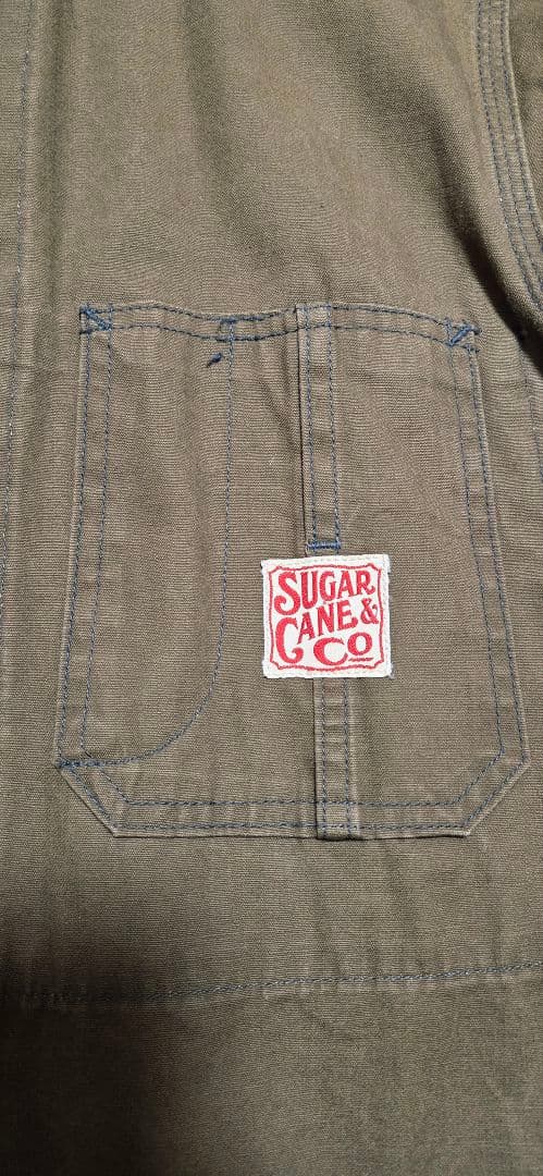 シュガーケーン　カバーオール　ブラウンSize 40