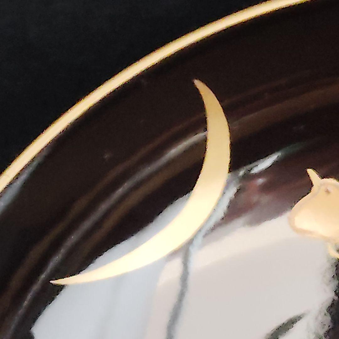 明治 骨董 輪島塗 木製 金蒔絵 波 千鳥 蓋付 吸物椀 アンティーク 元箱蓋無