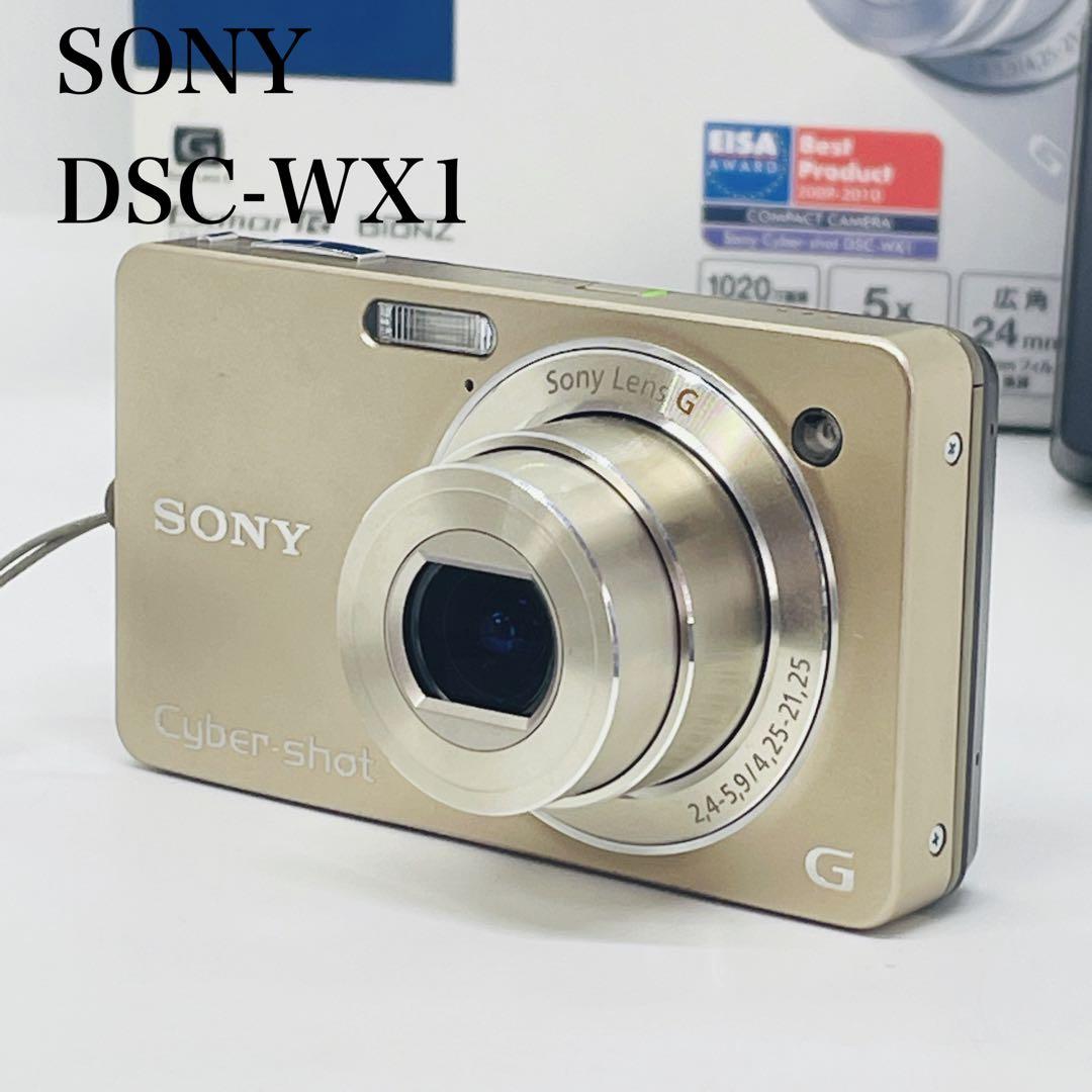 SONY ソニー　コンパクトデジタルカメラ　DSC-WX1 ゴールド
