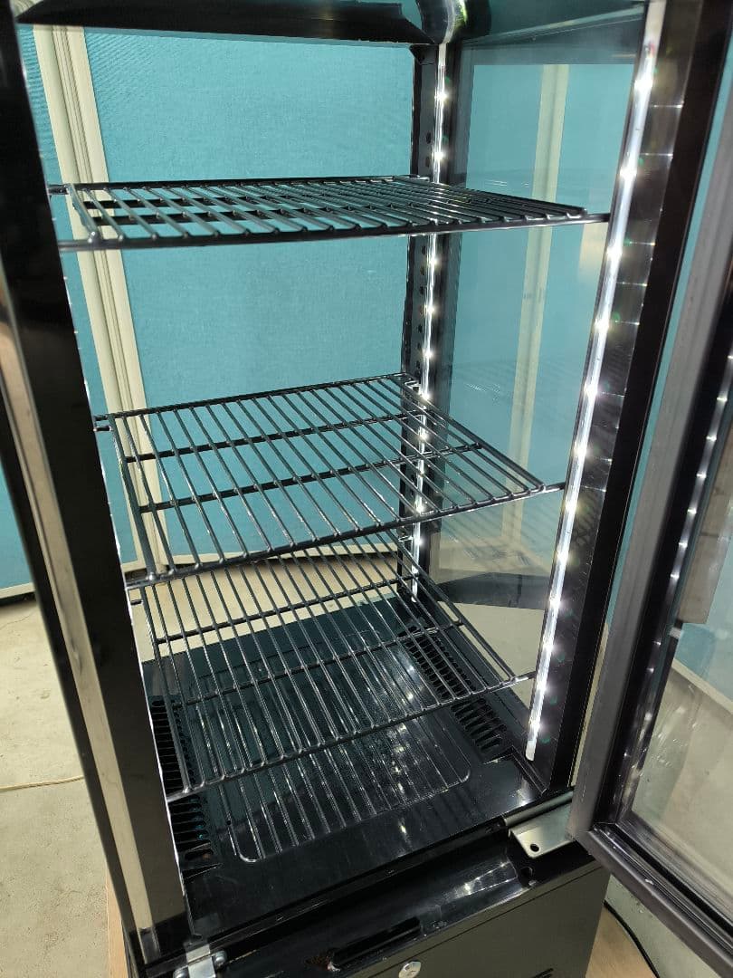 JCM 4面冷蔵ショーケース83L（両面扉）　RITS-83w