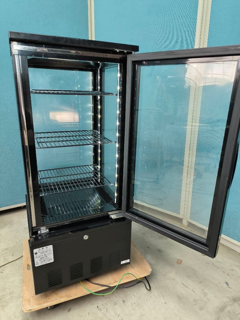 JCM 4面冷蔵ショーケース83L（両面扉）　RITS-83w