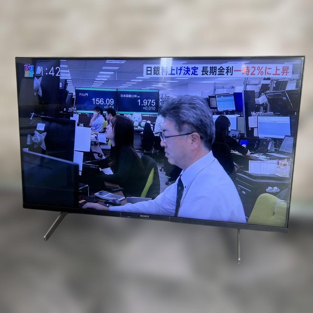 【美品】SONY KJ-43X80WK 2024年製　リモコン　4Kテレビ