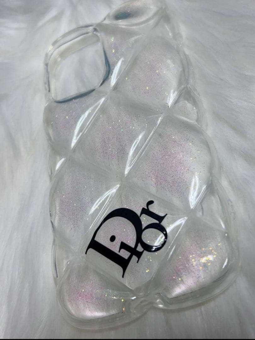 ✨ Dior ラメ入りクリア iPhone16 ケース ✨