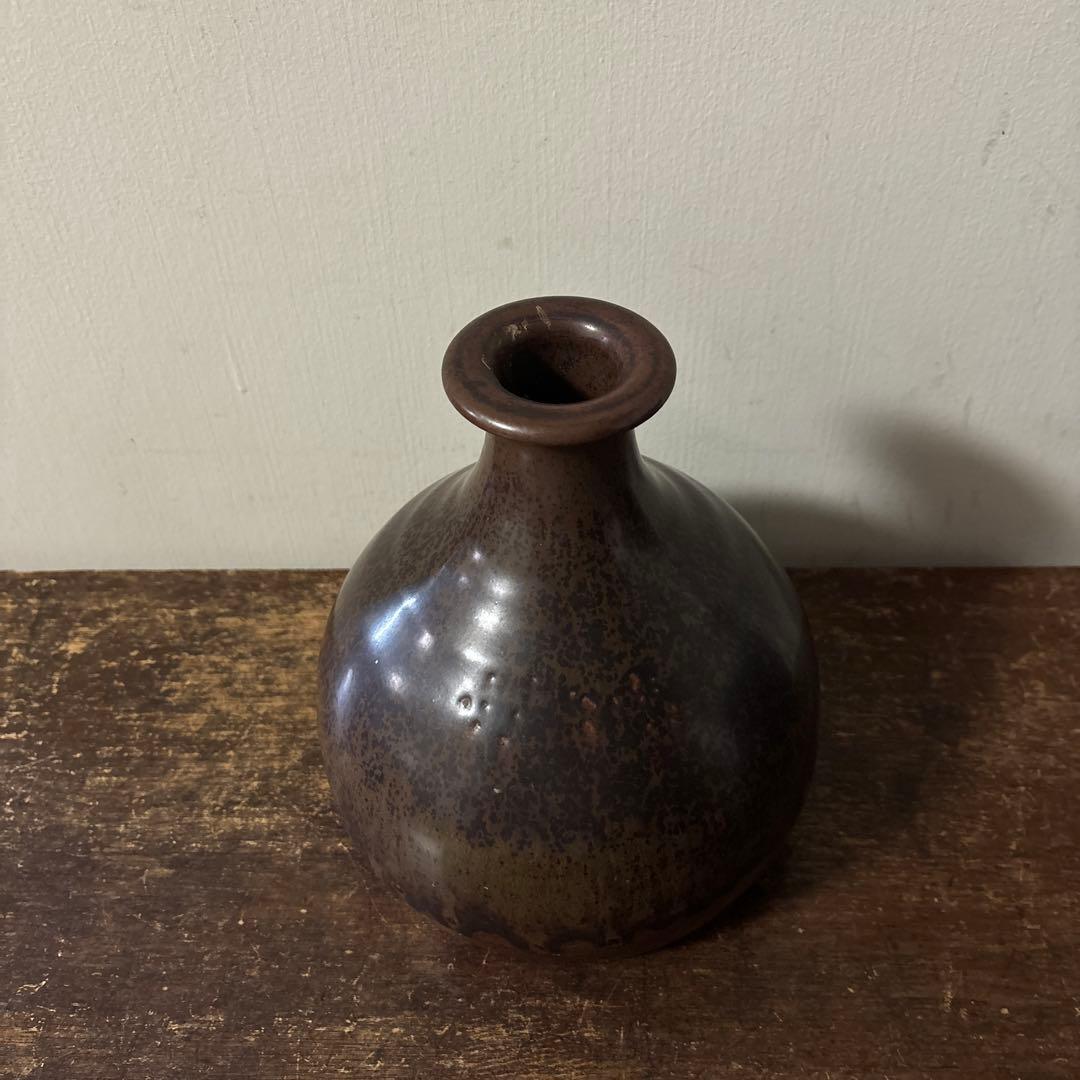 古丹波壺　花入　押し葉　骨董　古道具　アンティーク　花瓶