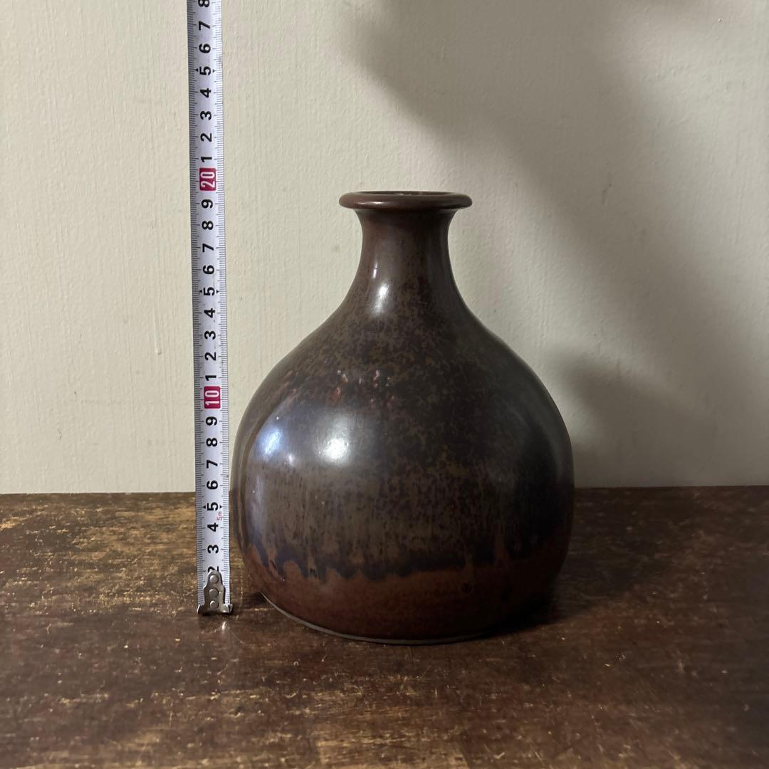 古丹波壺　花入　押し葉　骨董　古道具　アンティーク　花瓶
