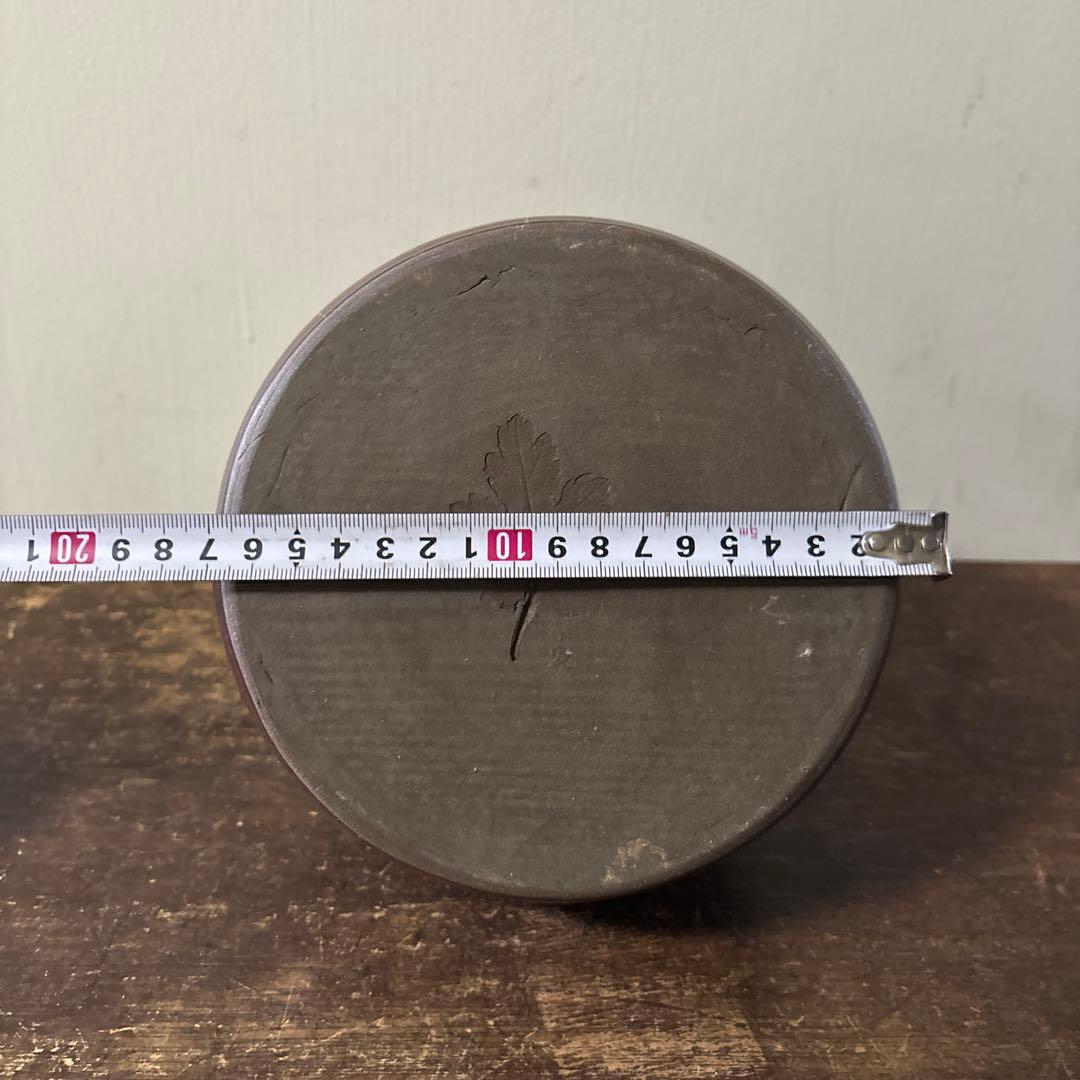 古丹波壺　花入　押し葉　骨董　古道具　アンティーク　花瓶