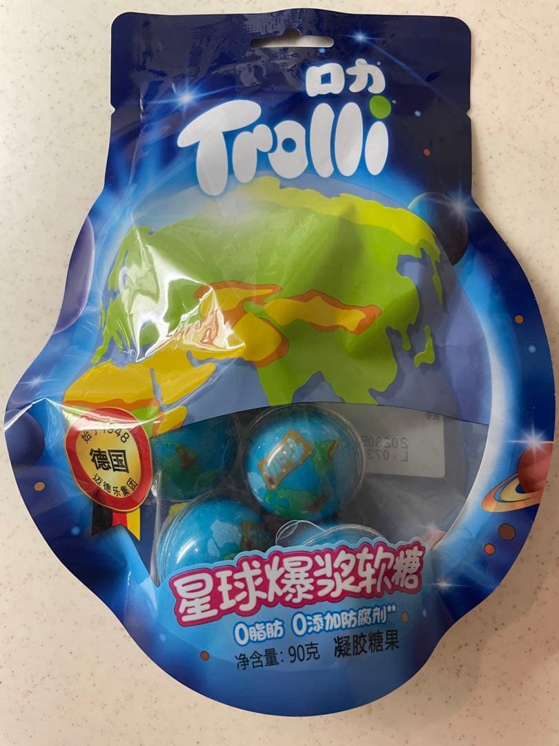 トローリ】地球グミ プラネットグミ ASMR 正規品1袋5粒✖️100袋