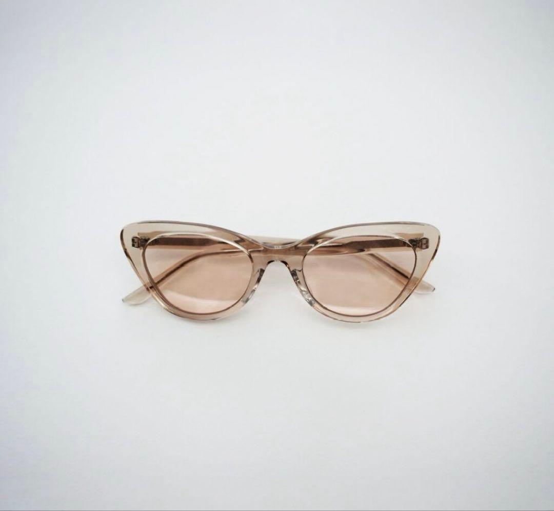 THE SHISHIKUI サングラスnew fox clear beige