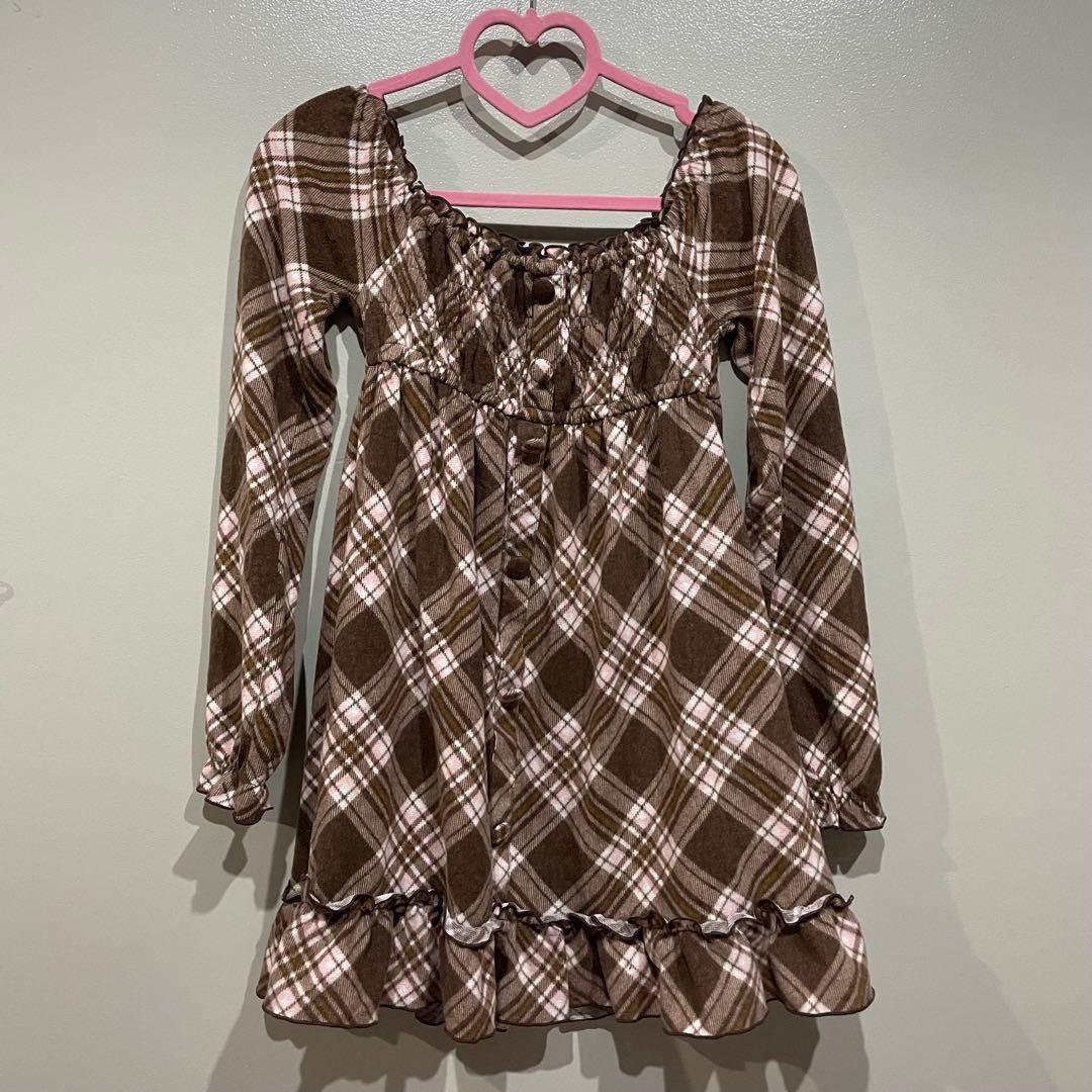 【希少】LIZLISAチェックワンピース