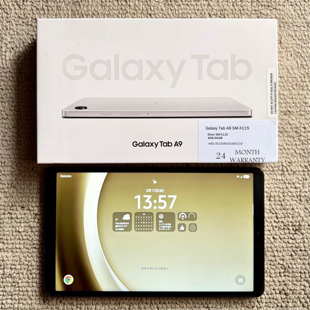 Galaxy Tab A9 SM-X115 SIMフリー Android16