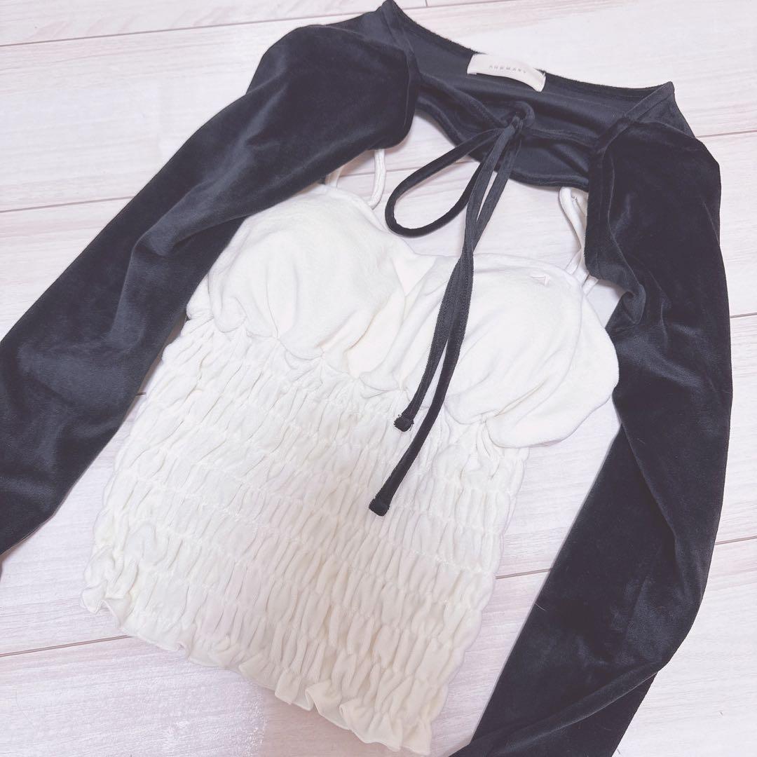 トップス Mei shirring tops