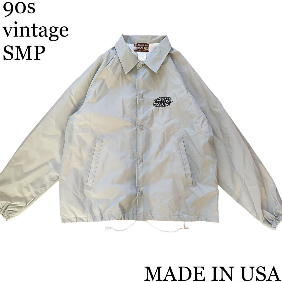 アメリカ製　SMP ナイロンコーチジャケット　オールドスケート　デッドストック