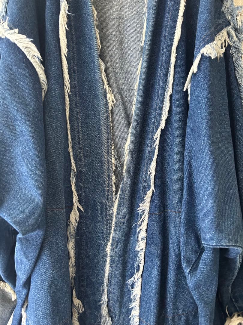 フリンジドルマンデニムジャケット