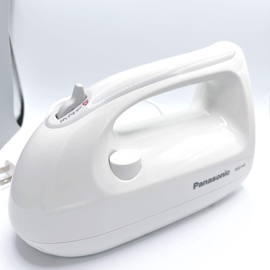 パナソニック ハンドミキサー 泡立て器 速度3段切り替え機能 MK-H4-W