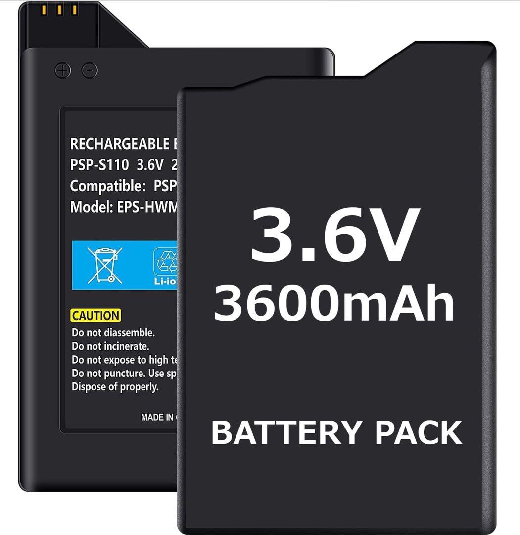 90個セットPSP2000 3000 用バッテリー 大容量 交換リチウムイオン