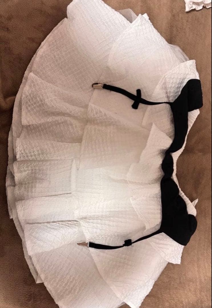 ディムモアール DimMoire イルへムリボンブラウス ふんわりフリルスカート