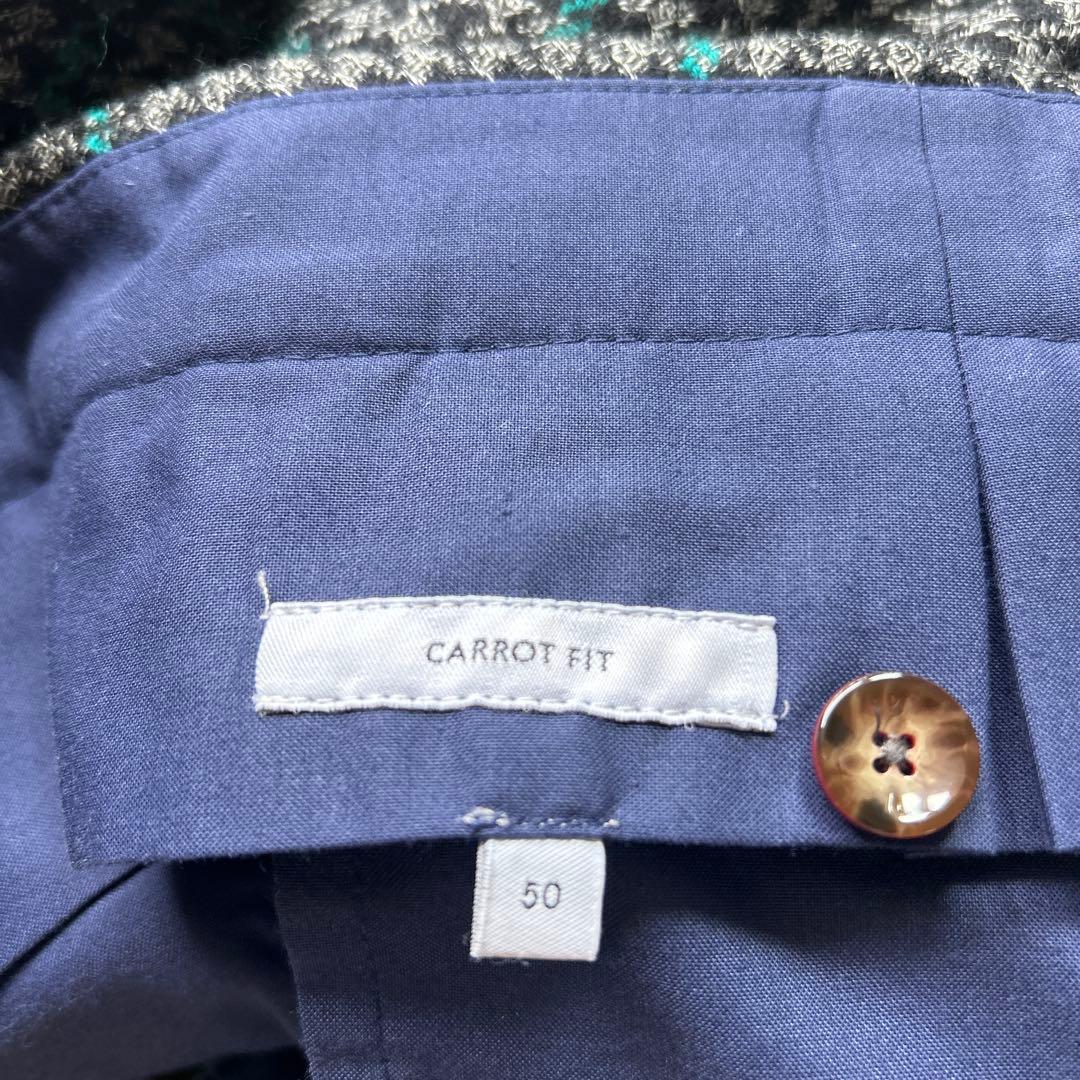 ピーティートリノ（PT TORINO）2インプリーツウールスラックス50