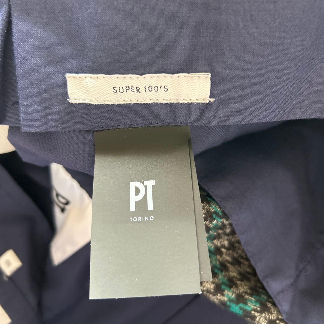 ピーティートリノ（PT TORINO）2インプリーツウールスラックス50