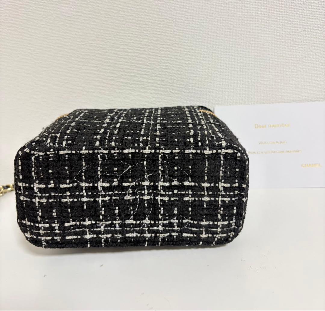 CHANEL シャネル　ノベルティ　チェーン　ショルダーバッグ　ツイード