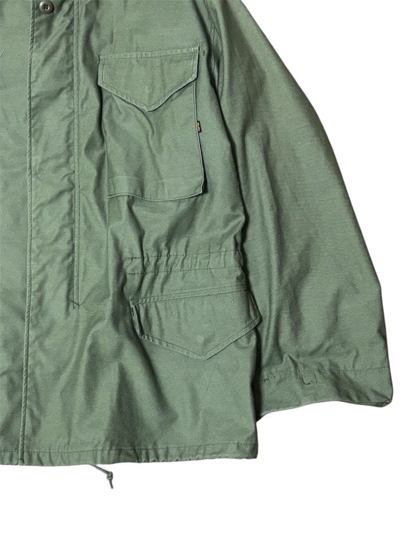 【極美品】90s Alpha USA製 m-65 オリーブグリーン Lサイズ