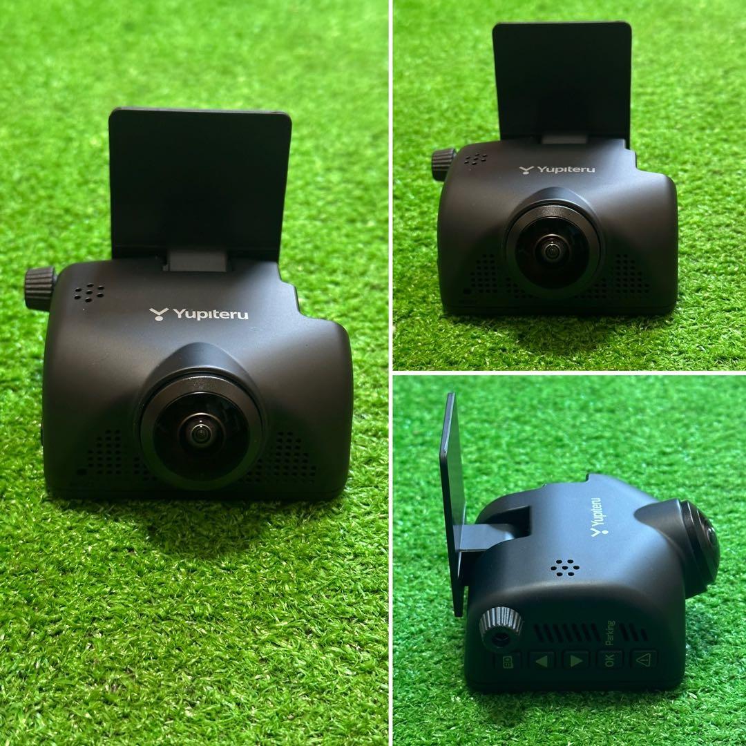 ユピテルZQ-31Rドライブレコーダー 360度前後カメラ 動作確認済み。