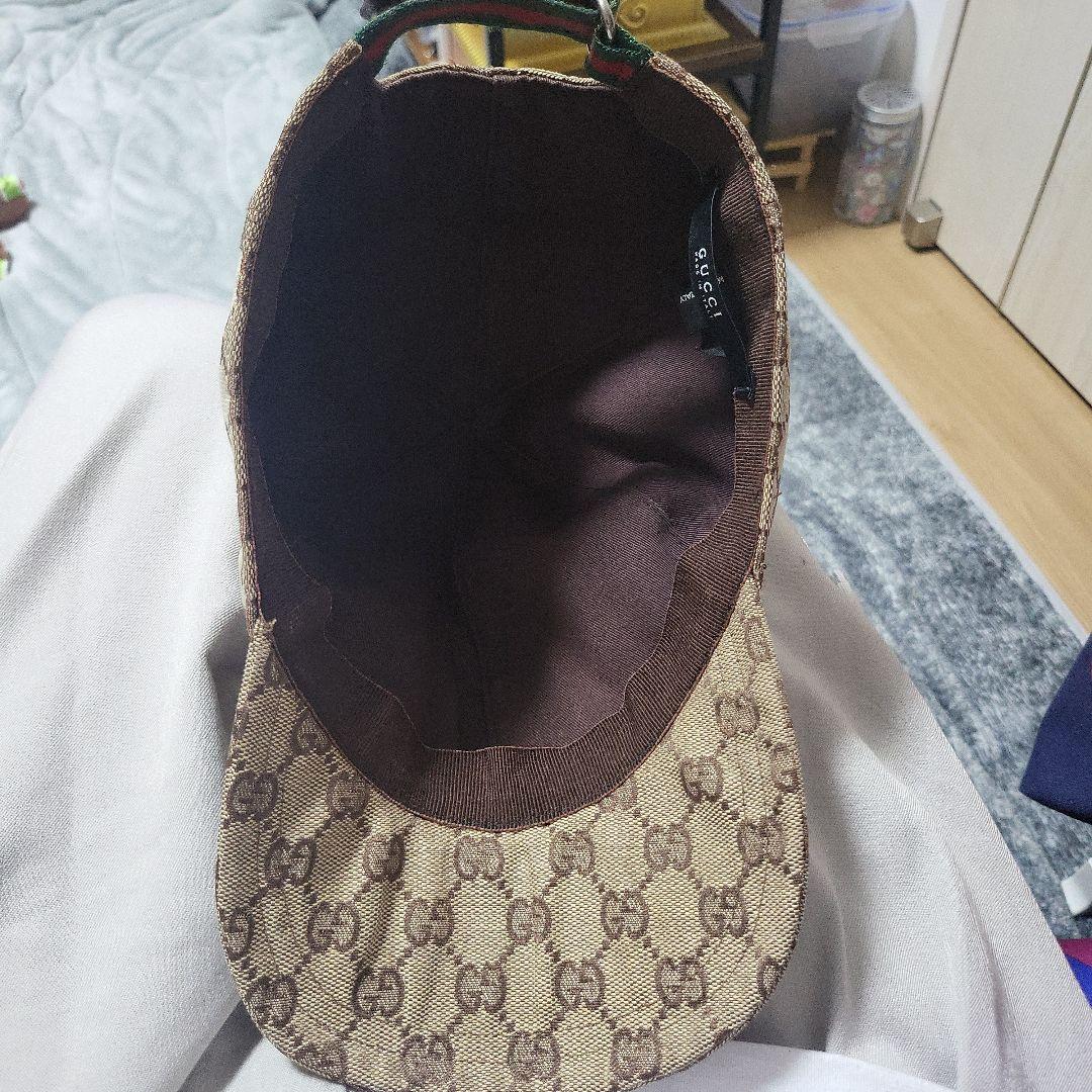 ゲ*ロ様 GUCCI　ベースボールキャップ　中古品　グッチ