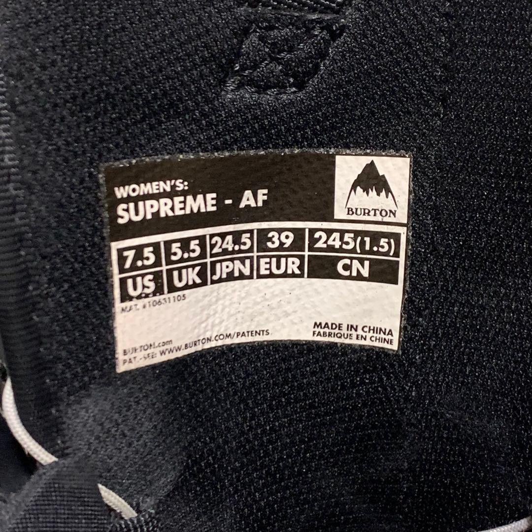 スノーボード BURTON SUPREME - AF 24.5