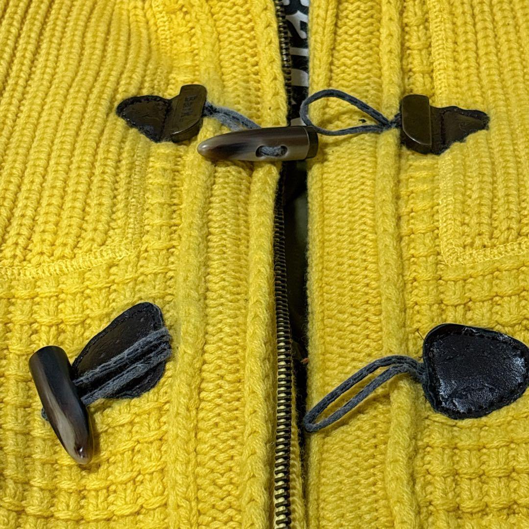 【美品】Bark バーク ニット ダッフルコート イタリア製 定価13万 M