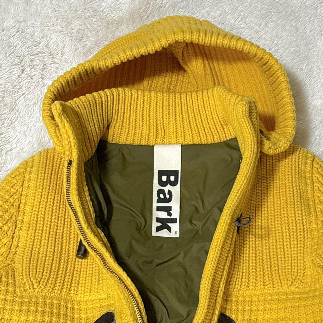 【美品】Bark バーク ニット ダッフルコート イタリア製 定価13万 M