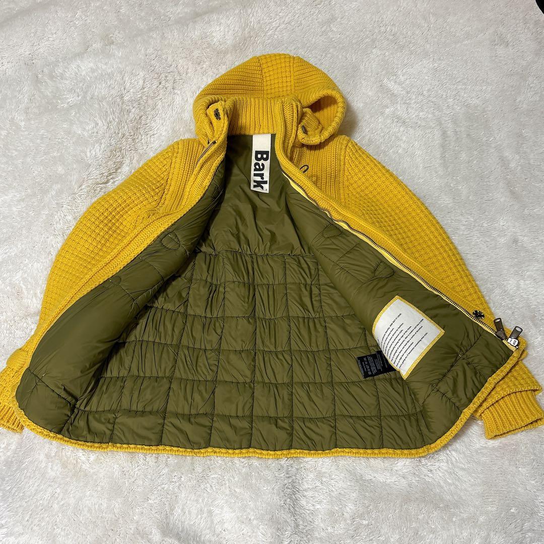 【美品】Bark バーク ニット ダッフルコート イタリア製 定価13万 M