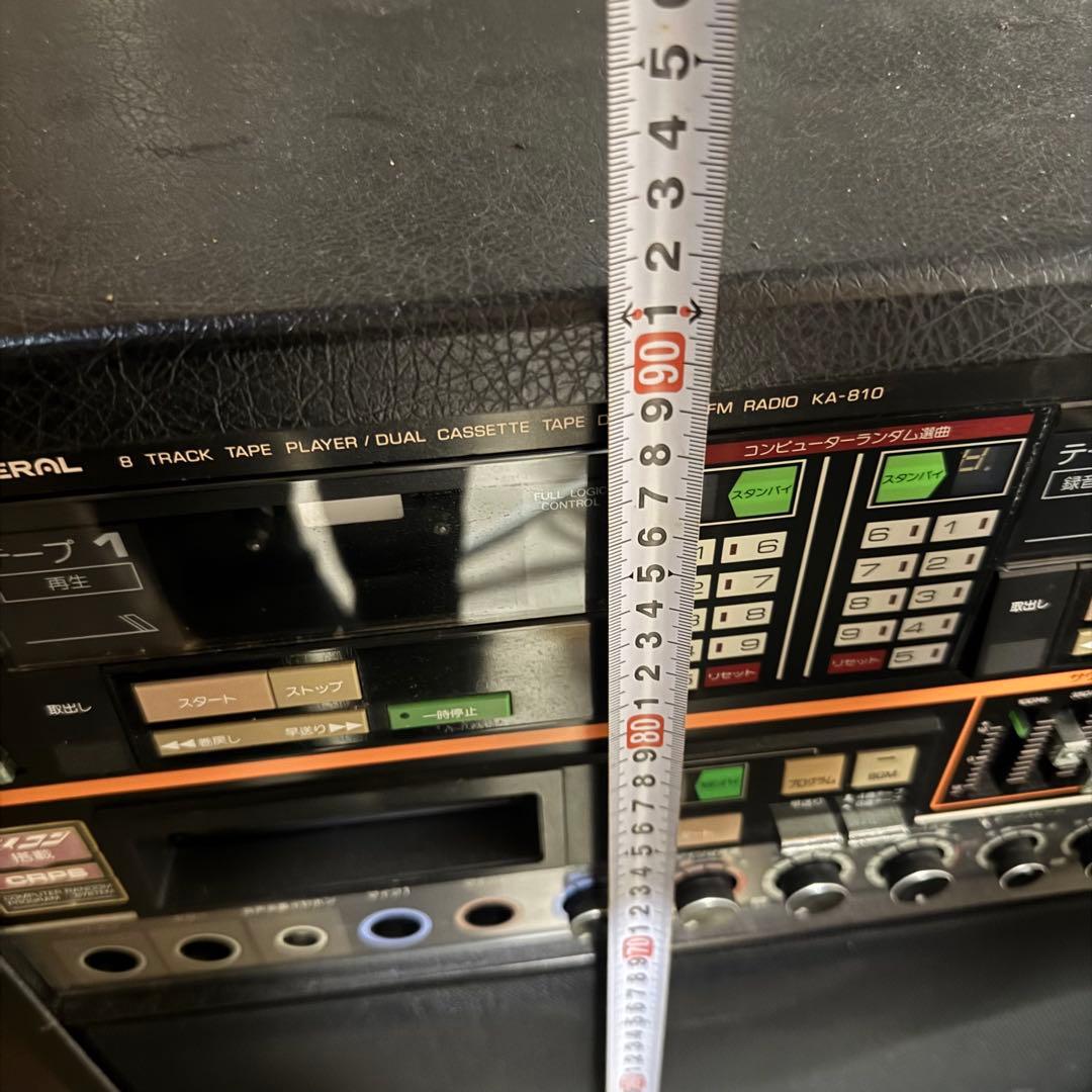 ゼネラル デュアルカセット 8トラックテーププレイヤー 送料込み