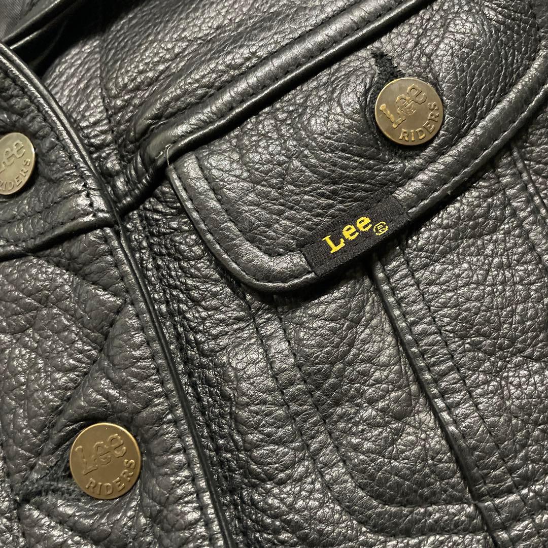 Lee RIDERS 本革 レザージャケット ライダースジャケット S 101J