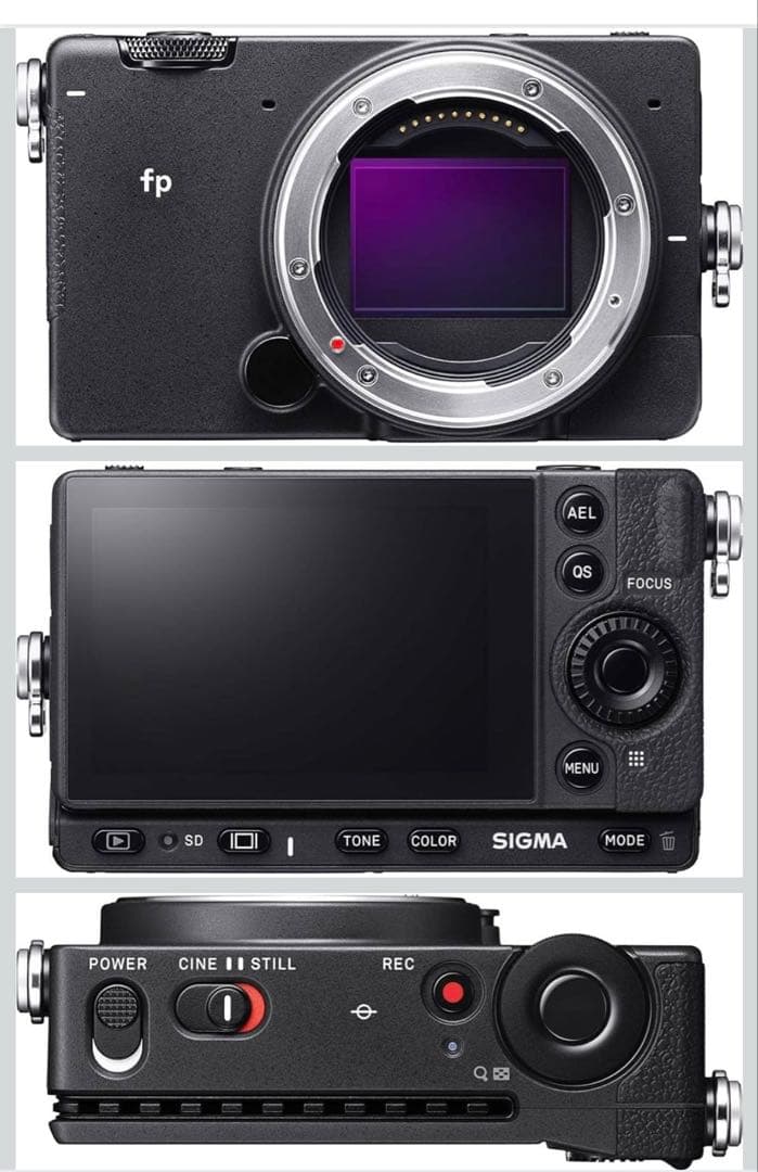 『セット売』SIGMA fp 　Lマウントレンズ3種附属