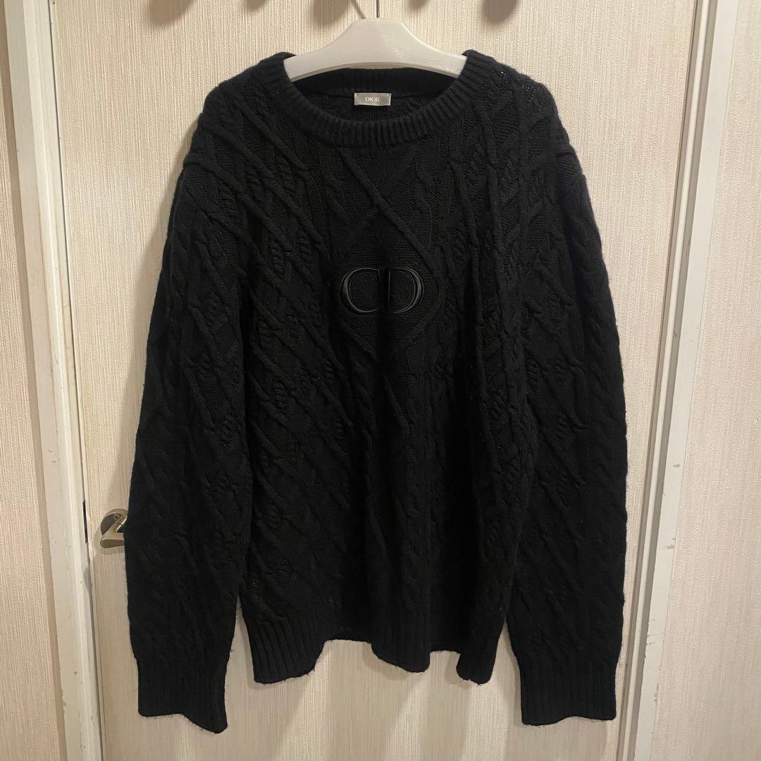 DIOR カシミアケーブルニット