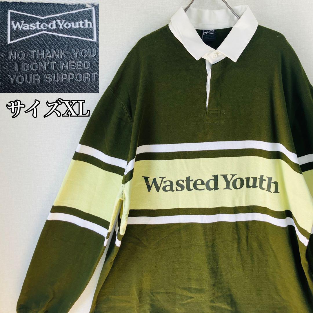 【激レア】ウェイステッド ユース ラガーシャツ サイズXL　 グリーン