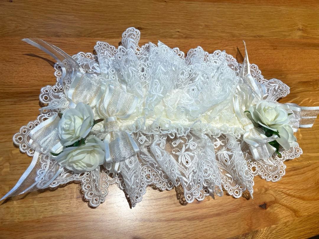 ヘッドドレス　ホワイト レース ベイビーザスターズシャインブライト