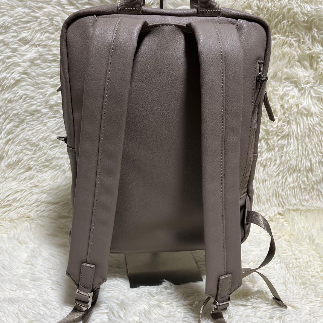 【美品】ace. ビジネスバッグ スリファム グレージュ