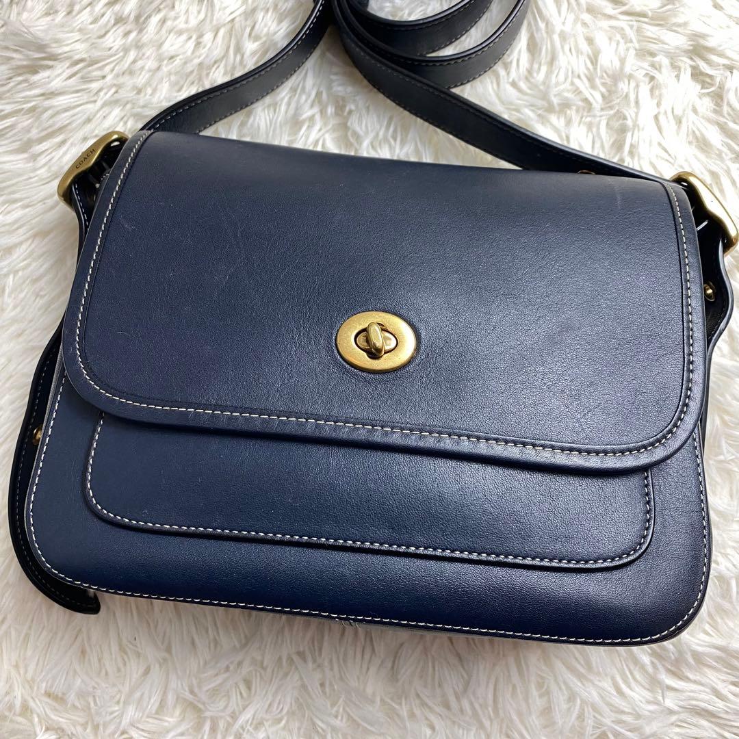 極美品 コーチ ランブラー ショルダーバッグ 2way ゴールド金具