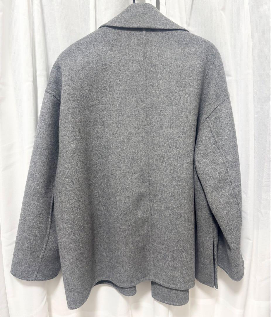 【美品】Ballsey＊プレミアムウールリバー オープンカラーショートコート