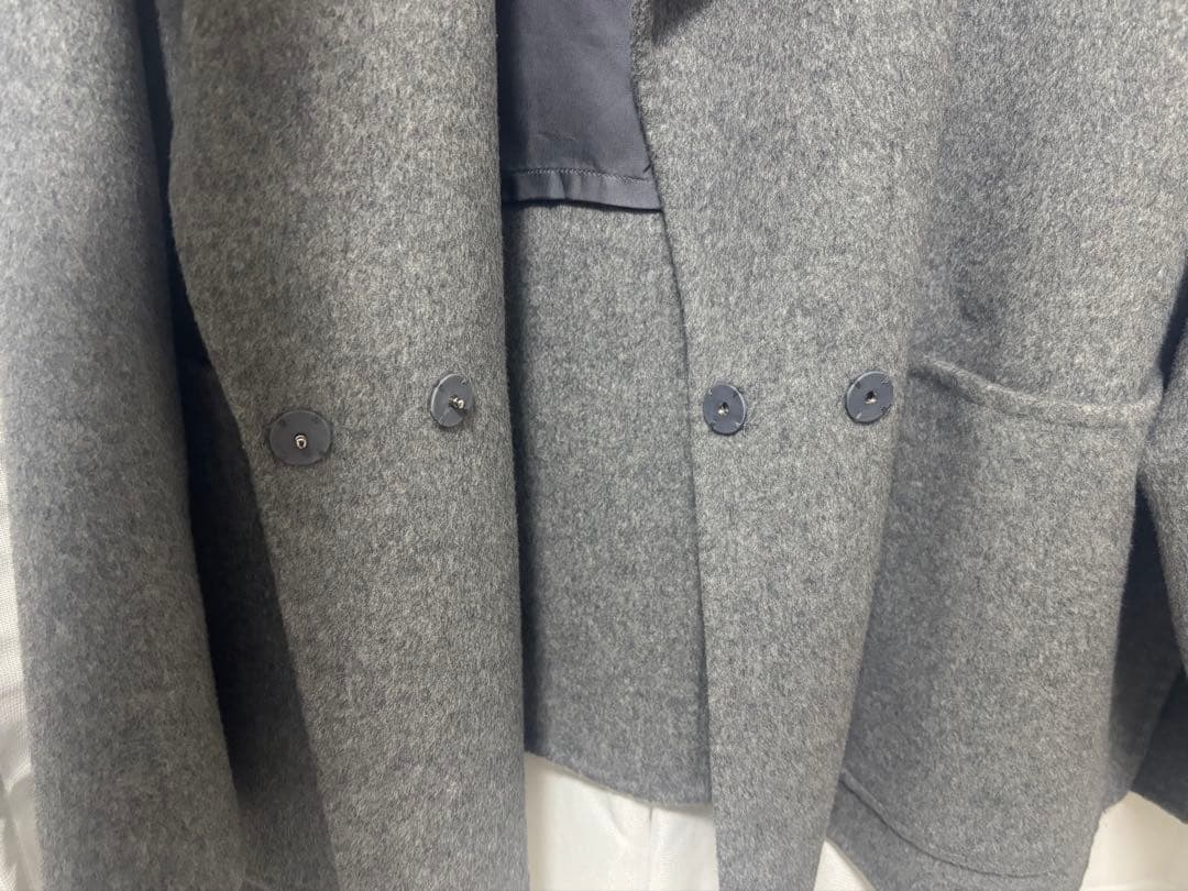 【美品】Ballsey＊プレミアムウールリバー オープンカラーショートコート