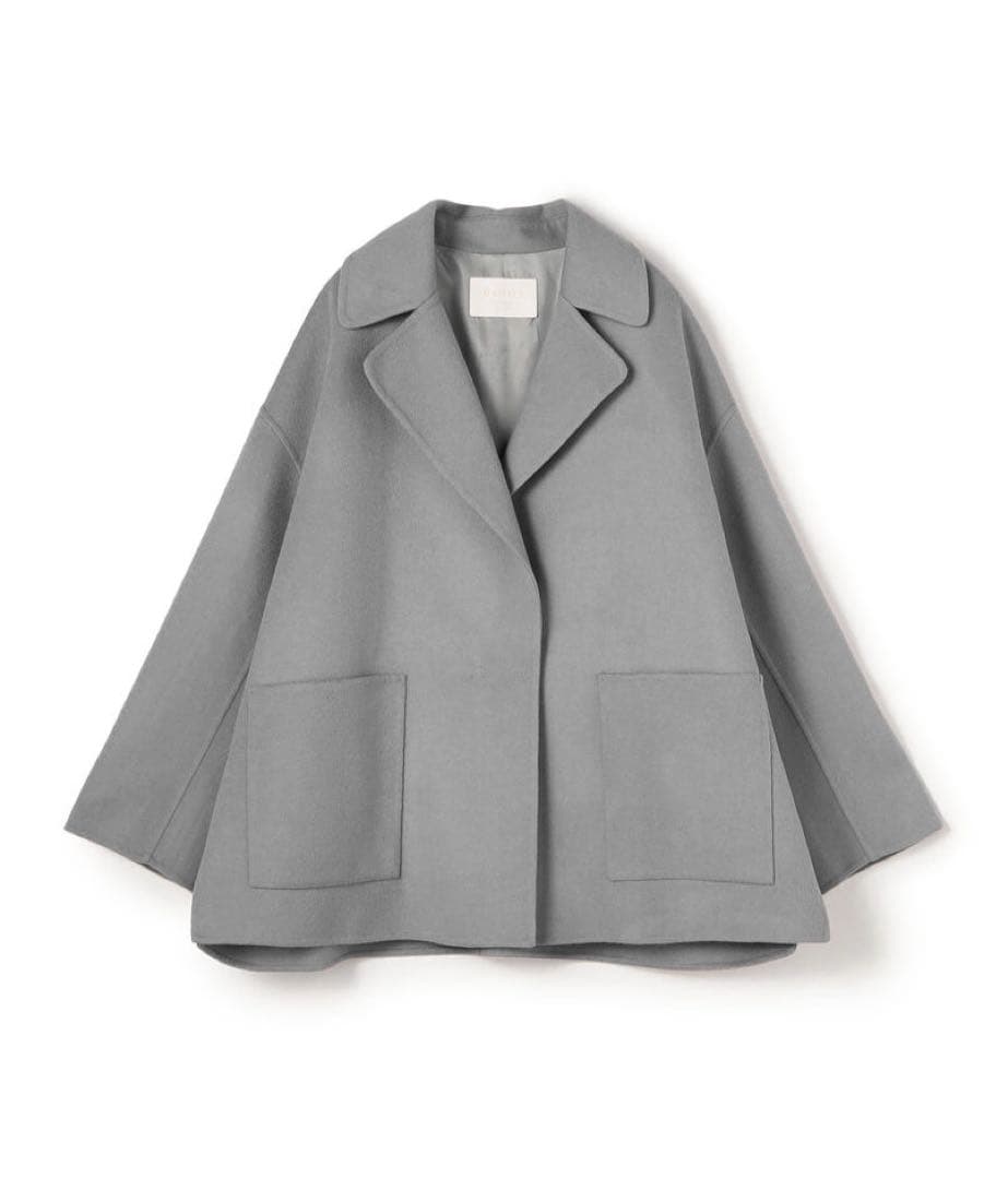 【美品】Ballsey＊プレミアムウールリバー オープンカラーショートコート