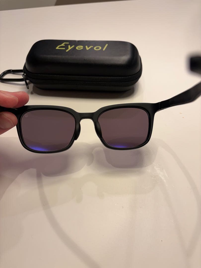 Eyevol(アイボル) HEATH III(53)マットブラック純正ケース付き